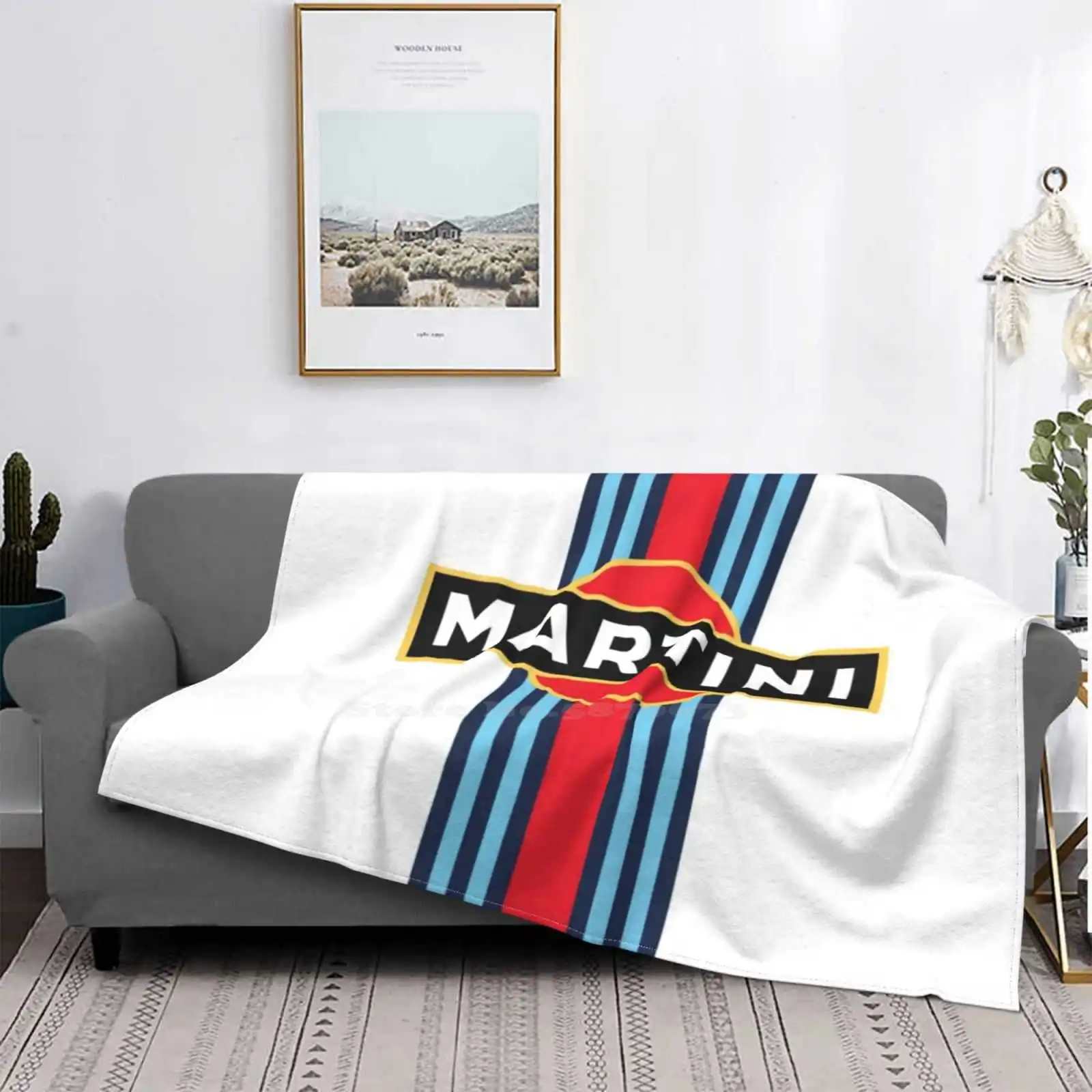 Martini Racing Stripe Best Seller Room Coperta Di Flanella Per Uso Domestico I Racing Iracing Williams Willia 1 Retro Gt3 Sports