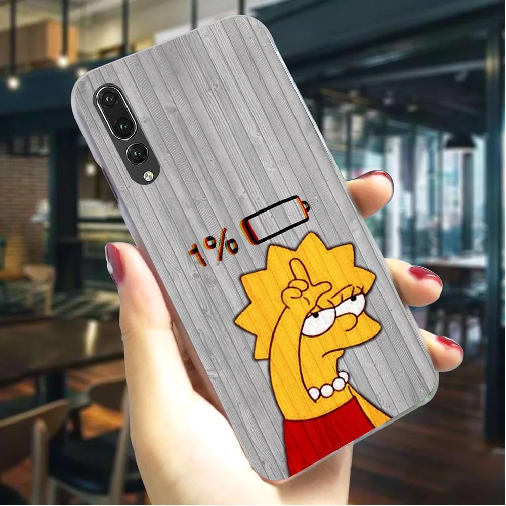 Чехол для телефона huawei P Smart 2019 аниме Симпсоны чехол P9 Lite Mini/2017 P10 20 30 Pro Z mate 10