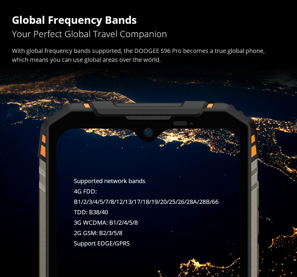 laptop ram DOOGEE S96 Pro IP68 Waterproof Global Version Smartphone 8GB 128GB 48MP Round Quad Camera 6350mAh Wireless Charge NFC Cellphone kingston 8gb ram