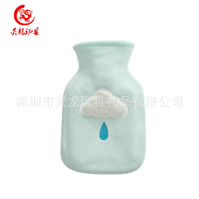 Guangdong заказной Кролик Мех горячей воды мешок крышка мультфильм розовый вышитый поросенок горячей воды мешок чехол предприятие подарок