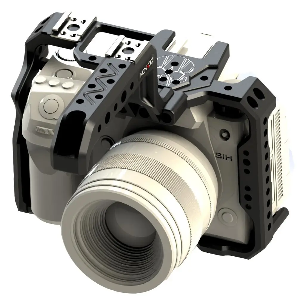 HONTOO S1H камера клетка для Panasonic Lumix S1/S1R/S1H защитный корпус видео Vlog с верхней ручкой