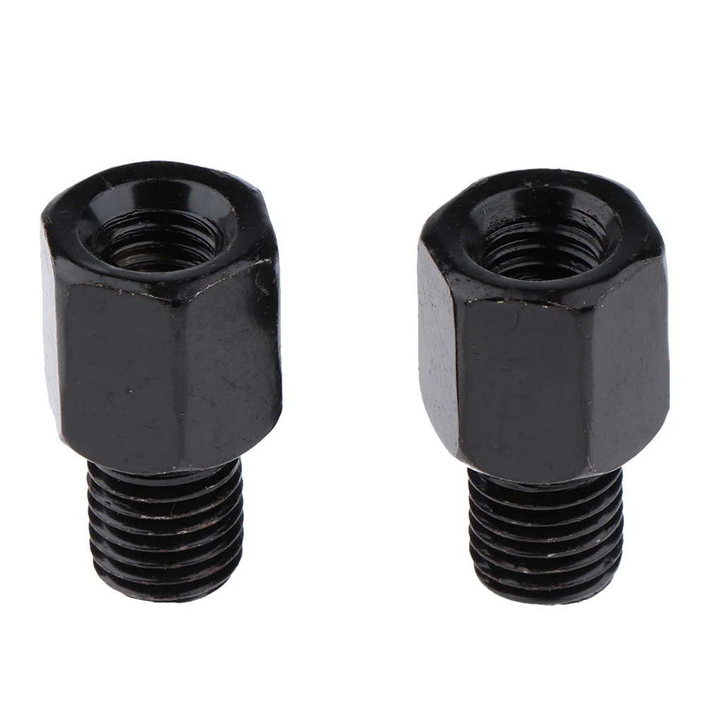 Motorcycle  Rearview Mirror Adapter Bolts - RH 8mm to 10mm Clockwise Threaded 26 x 15.5 mm