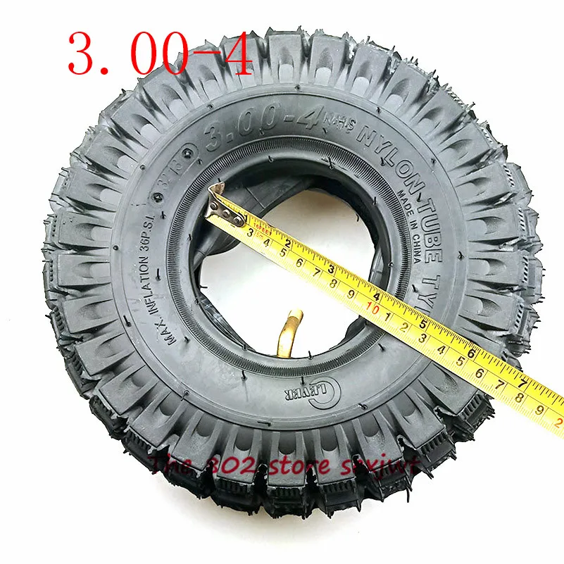 Высокое качество 3,00-4 скутертуба tyre3.00-4 внутренняя и внешняя шина мини колесо atv шины для колес внедорожный узор