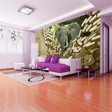 Diantu пользовательские обои 3D стерео слон большие фрески мультфильм детская тематическая комната/гостиная фон Настенные обои