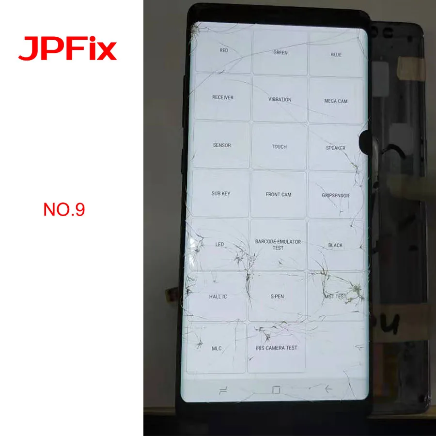 JPFix применим к замене samsung Note8 внутренний и внешний взрывоопасный экран сотового телефона a - Цвет: Note8 code.9
