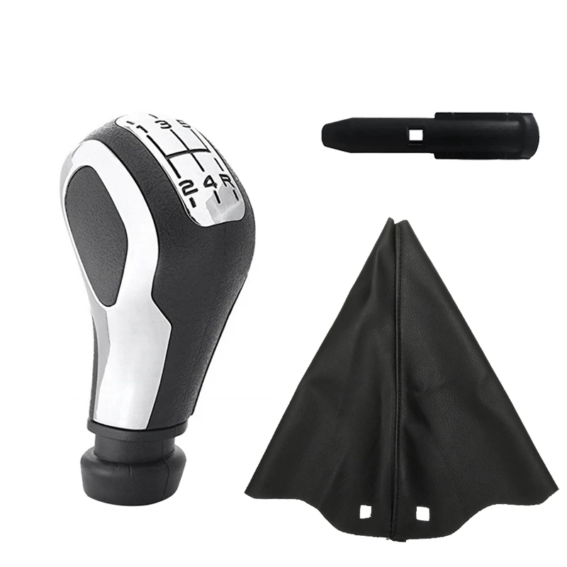 Car 5 Speed Manual Gear Shift Knob With Dust Proof Cover for Peugeot