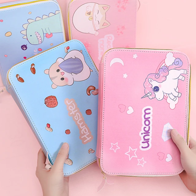 Unicorn Pencil Case Kawaii Stationery Pen Case Trousse Scolaire 3d  Pencilcase School Supplies Estuche Escolar Cute Pencil Box