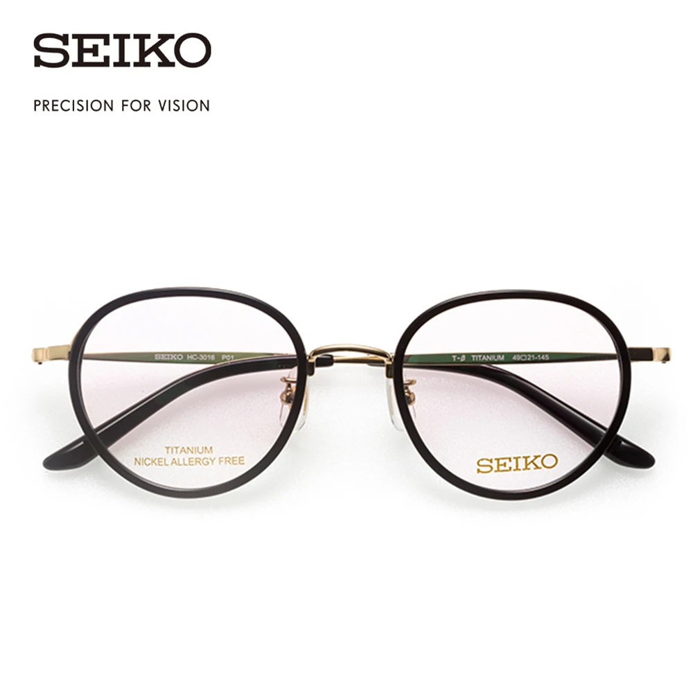 SEIKO Optical Glasses Frame Women Myopia Progressive Round Small Multifocal  Eyeglasses Spectacles for Prescription HC3016 _ - AliExpress Mobile
