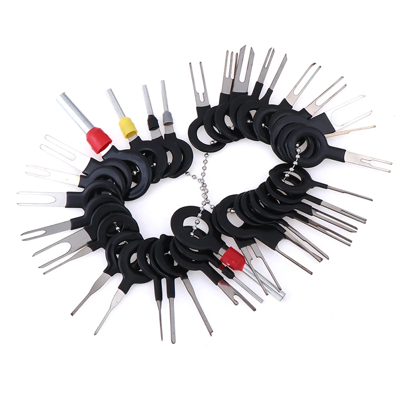 

Disassembled Pin Back Needle Remove Tool Kit Auto Car Plug Circuit Board Wire Harness Terminal Extraction Pick Connector