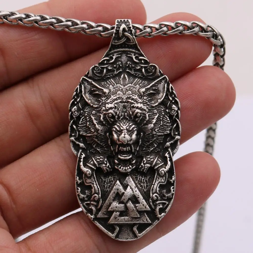 Odin s Symbol Of Norse Necklaces For Men Punk Viking Slavic Pendants Hip Hop Jewelry