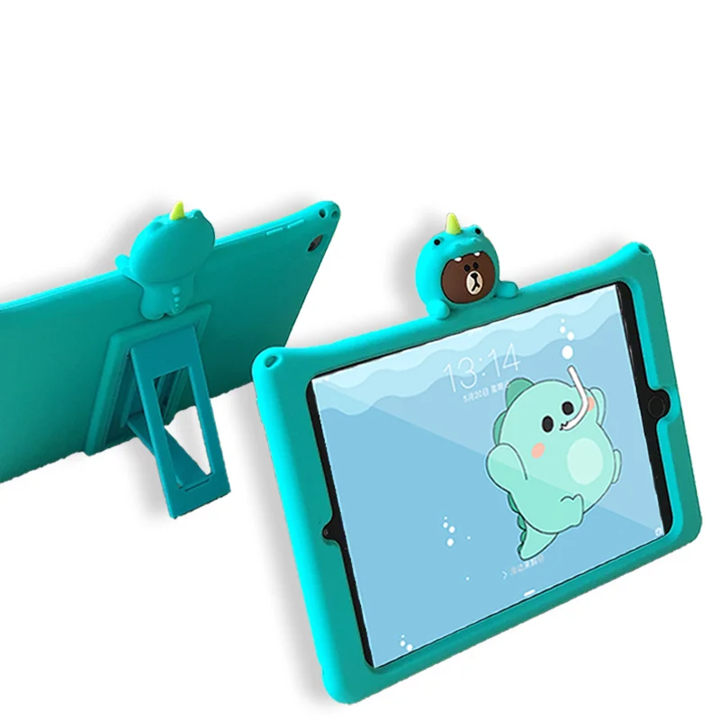 3D мультяшный силиконовый чехол для iPad Mini Air Air2 Pro 9 7 2017/2018 мягкий чехол-накладка |