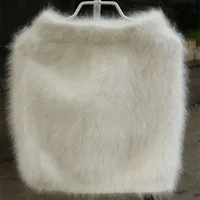2025 New Winter Slim Sable Knitting Mink Cashmere Skirt Warm Short Skirt Fashion Women Customized More Color free shipping JN267 1