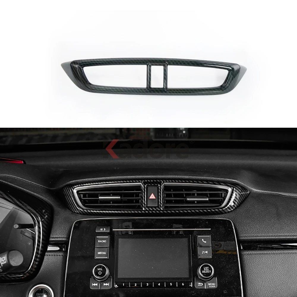Для Honda CRV CR-V интерьер автомобиля центральная консоль кондиционер вентиляционное отверстие выход рамка Крышка декор отделка Аксессуары