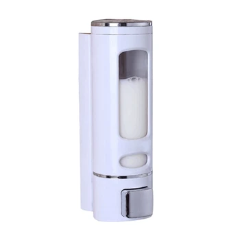 

Hanging Wall Mount Liquid Soap Dispenser Hand Press Single / Double Shower Gel Container Kitchen Bathroom Bottle Pump