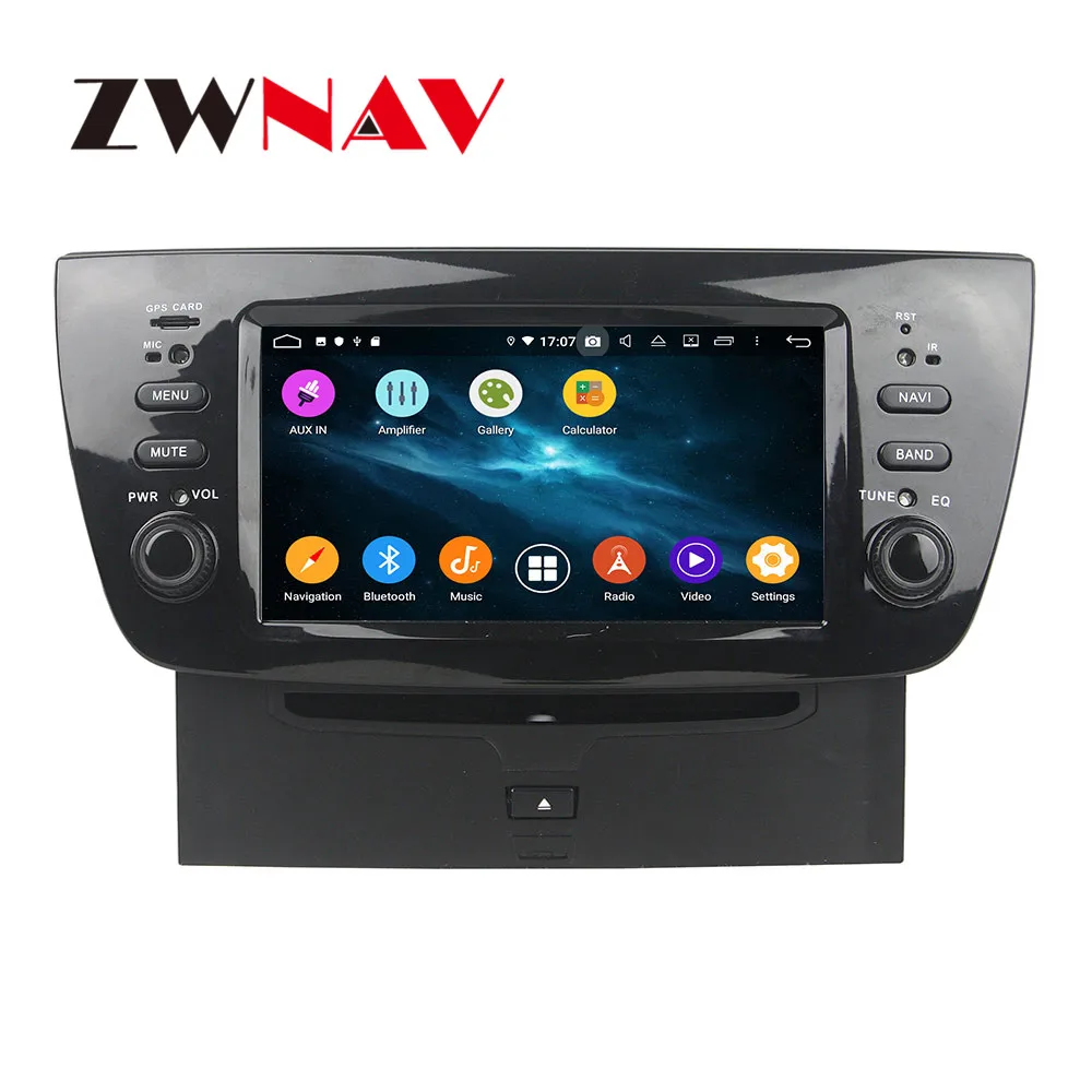 Cheap Android 9 4+64G DSP IPS Car DVD Player GPS Navigation For FIAT DOBLO 2010-2014  Head Unit Multimedia Player Tape Recorder 2