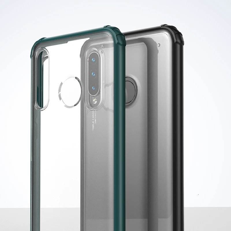

Luxury Case For Huawei P30 Lite P30 Pro Coque Funda Transparent Shockproof Silicone Back Cover For Huawei P30 hard shell