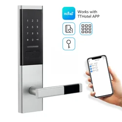 Bluetooth Smart Home Keyless Intelligent Door Lock TTlock app Cerradura Inteligente With TThotel Online Management System