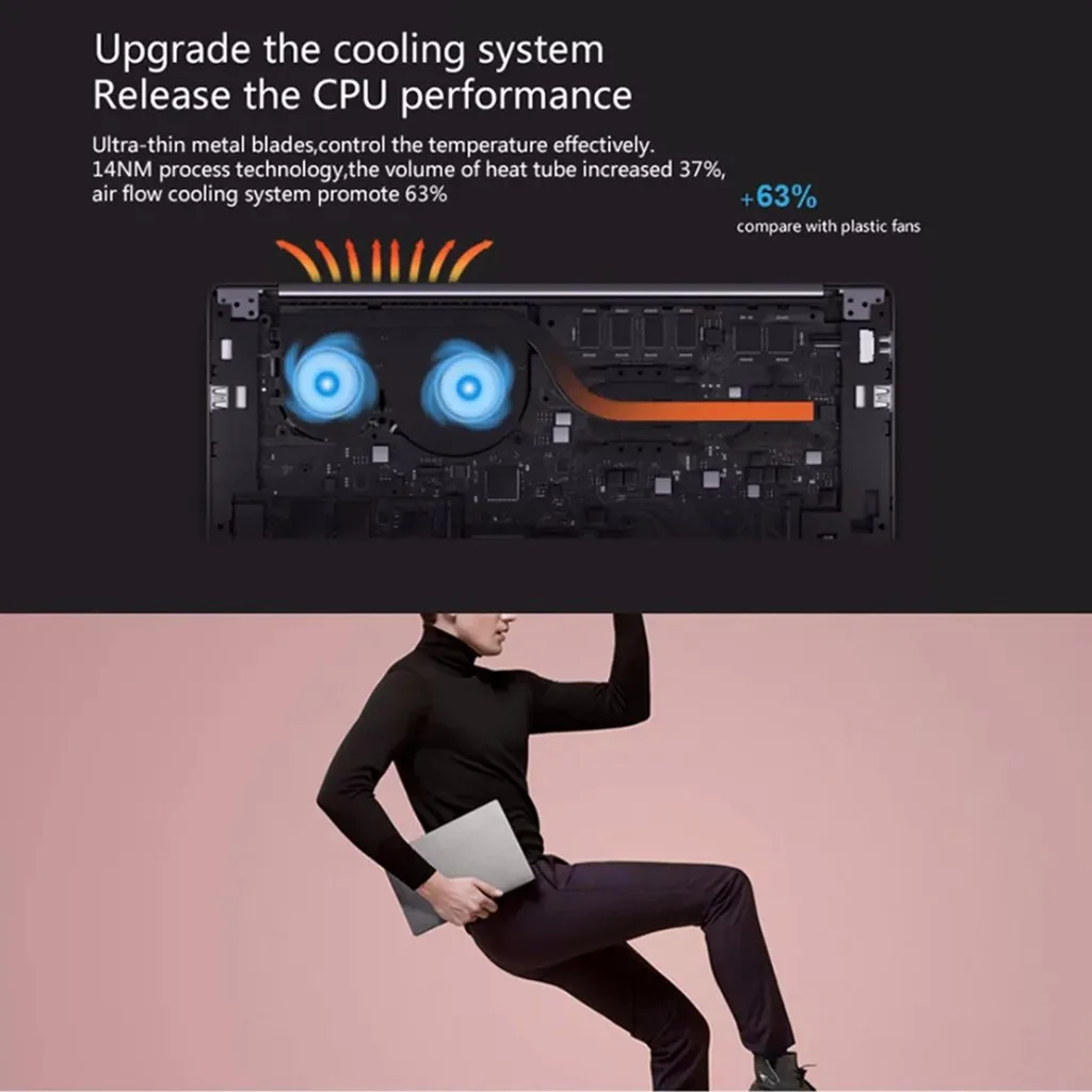 Лучшие продажи продуктов Xiaomi Air 13,3 дюймов i5-8250U 2 ГБ 8 ГБ DDR4 256 ГБ Распознавание отпечатков пальцев ноутбук для Носимых устройств
