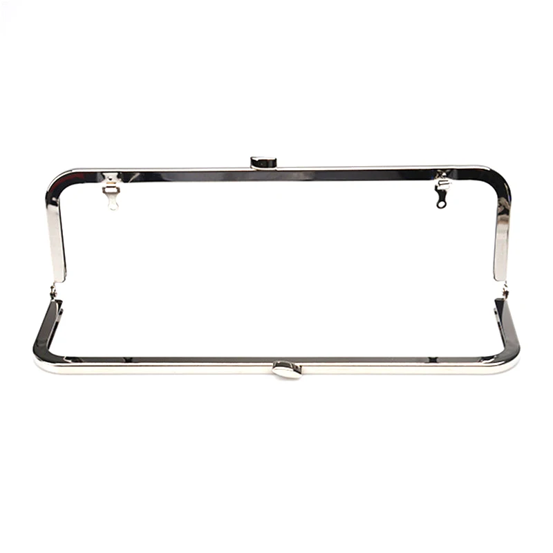 

10x3 дюйма/8 дюймов x 3 дюйма, серебристо-золотистый клатч, рама для кошелька с петлями