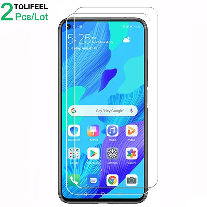 2 шт., закаленное стекло для huawei Nova 5 T, защита экрана Nova 5T 9H 2.5D, Защитное стекло для телефона huawei Nova 5 T, стекло