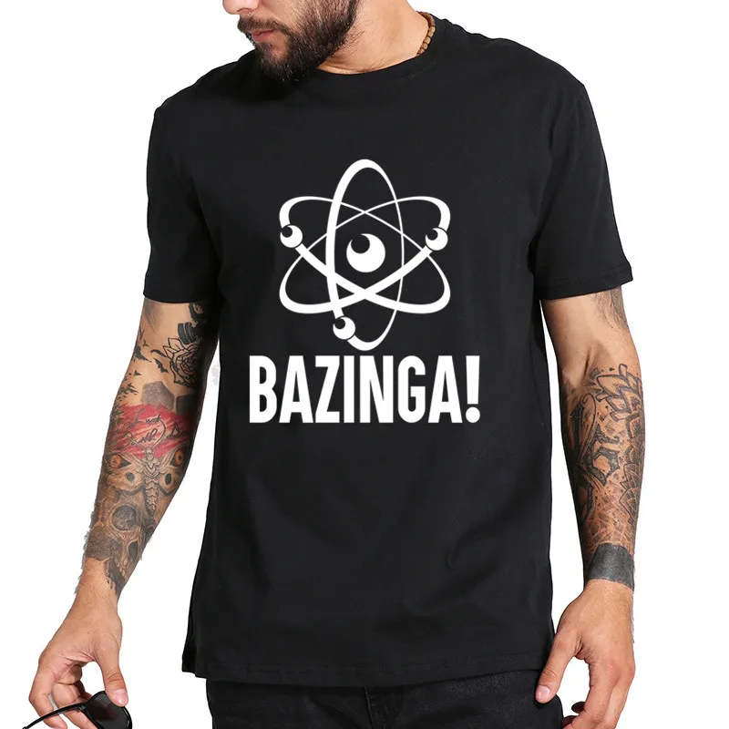 Футболки с тематикой сериала Теория большого взрыва одежда новый Bazinga Шелдон