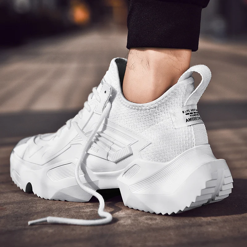 DAILOU мужские кроссовки высокого качества Брендовые повседневные дышащие с