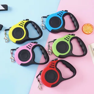

3/5M Durable Dog Leash Automatic Retractable Nylon Dog Cat Lead Extending Puppy Walking Running Lead Roulette For cats