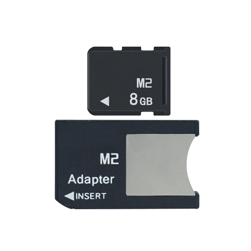 Оригинал! Карта памяти 8 Гб M2 Micro Card карта с на Memory Stick MS Pro Duo адаптер PSP|Карты памяти|