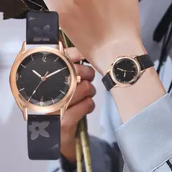 Изысканные маленькие женские модельные часы Ретро кожаные женские часы лучший бренд Женская мода мини дизайн браслет наручные часы