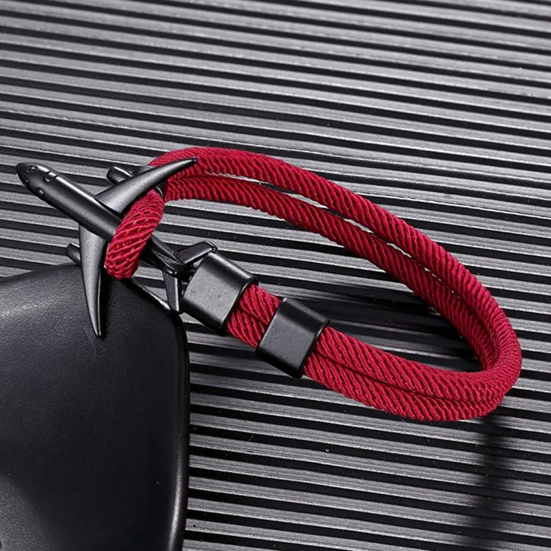 Mkendn Aereo Personalizzato London Skyline Bracciale Per Uomo Pilota Fidanzato Aviazione Aereo Da Viaggio Gioielli Regalo
