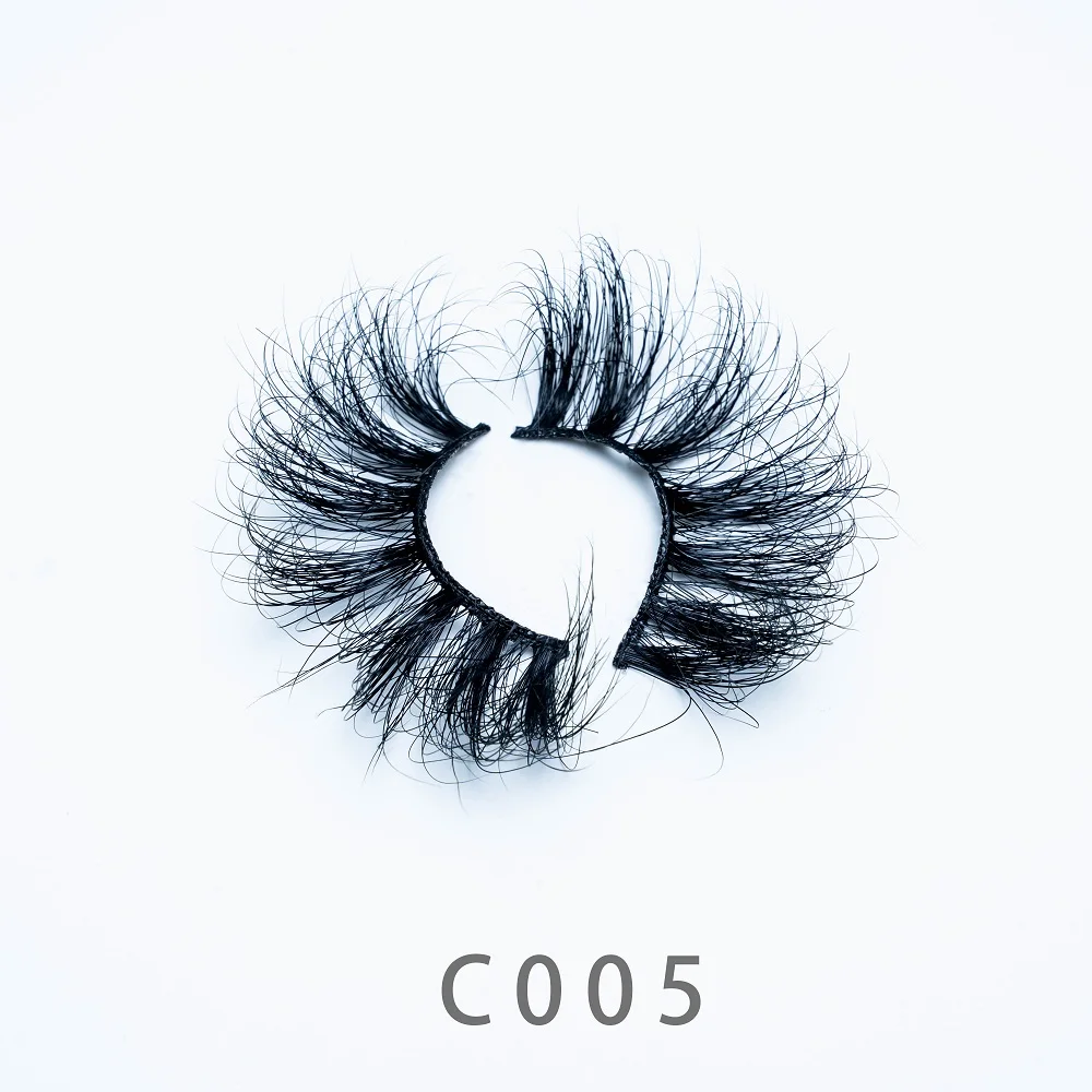 

30mm C05 5D Makeup Real Mink Strip Eyelashes Lashes Fluffy Soft Wispy Volume Natural Long Cross False Eyelashes Eye Lashes Tools