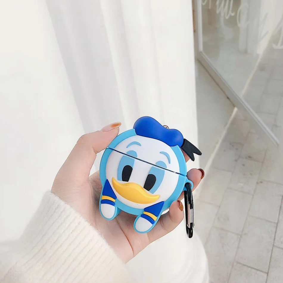 3D силиконовый Bluetooth беспроводной чехол для наушников для AirPods 2 чехол Чехол с милой собачкой для Apple Air Pods чехол аксессуары ремешок - Цвет: 789F