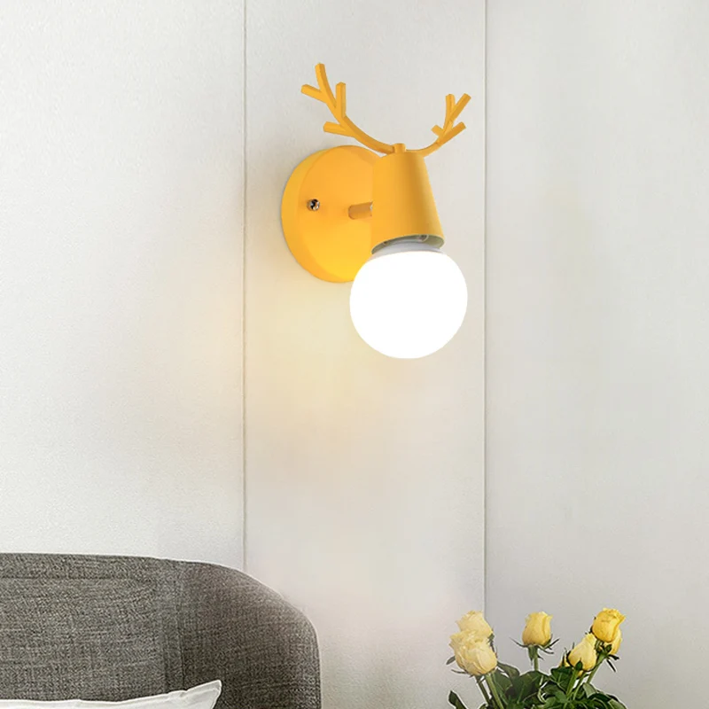 

Nordic Minimalism Gold Led Bedside Wall Lamps Concise Glass Ball Study Mirror Bathroom Light Fixtures Free Shipping
