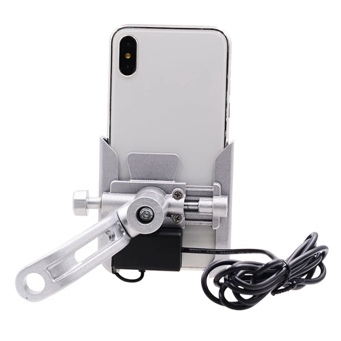 Newly Motorbike Mirror/Handlebar Phone Holder Stand 360 Rotate Bracket for Universal Phones 999