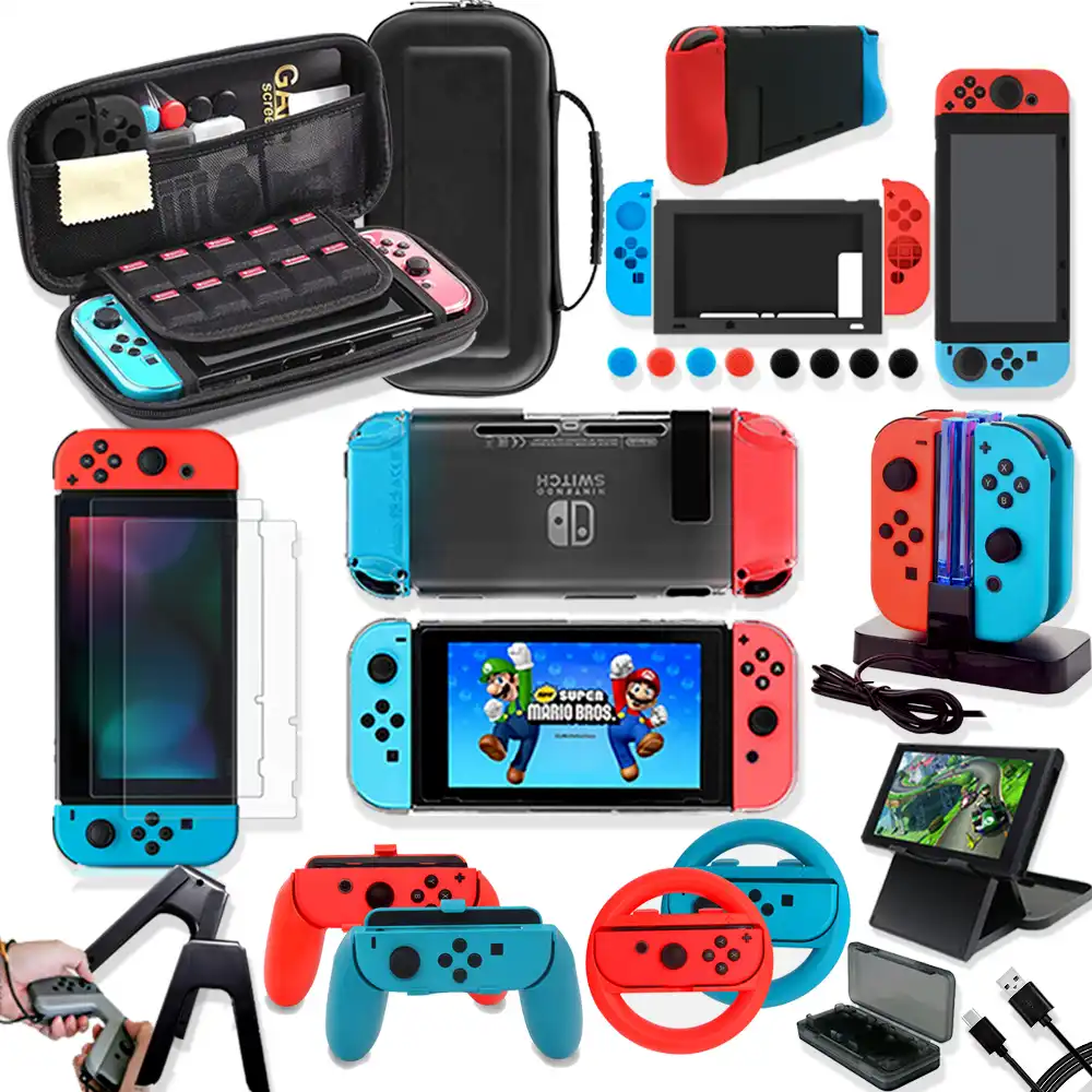 Nintend Switch Game Accessories Kit For Nintendo Switch Joycon Gaming
