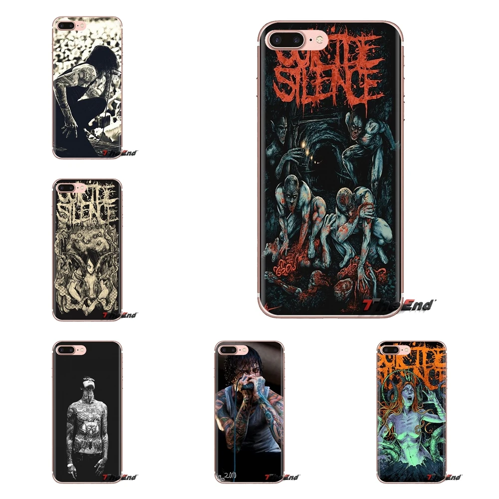 Чехол с принтами &quotМитч лакер SUICIDE SILENCE плакат Чехлы для samsung Galaxy S2 S3 S4 S5 мини S6 S7