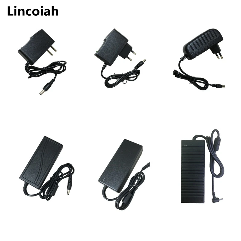 Lincoiah AC/DC адаптер 24 В 1A 2A 3A 4A 5A 6A 8A конвертер в вольт источник питания зарядное устройство для светодиодной