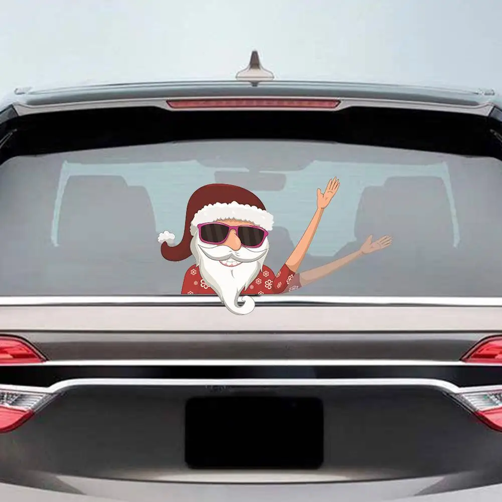 

Car Sticker Car Rear Wiper Sticker Windshield Santa Clause Decoration Sticker