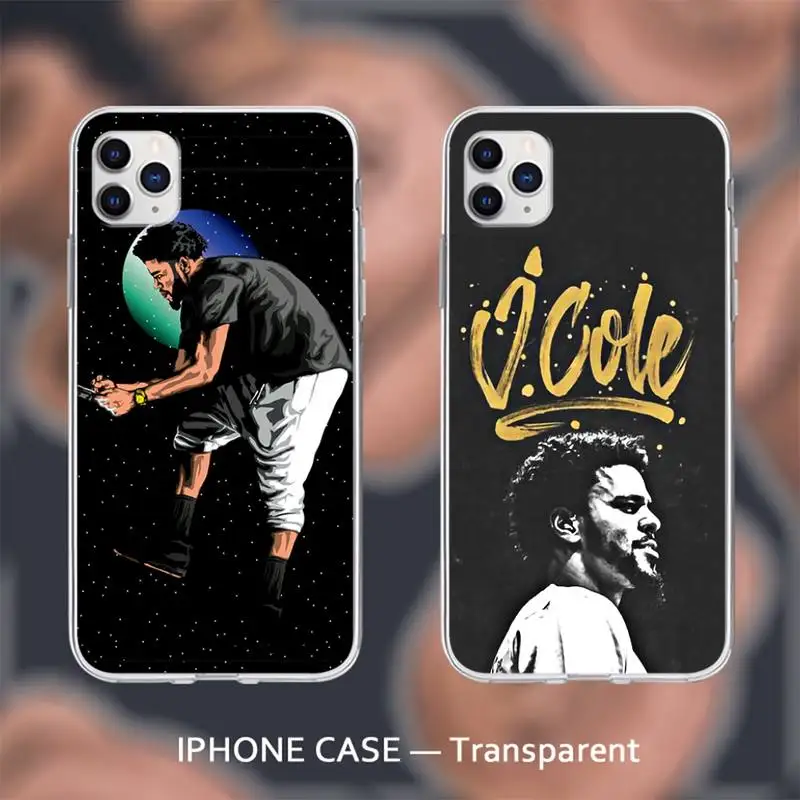 

Dreamville J. COLE Transparent soft case cover for iphone se 2020 6 6s 7 8 plus x xs max xr 11 12 pro max coque