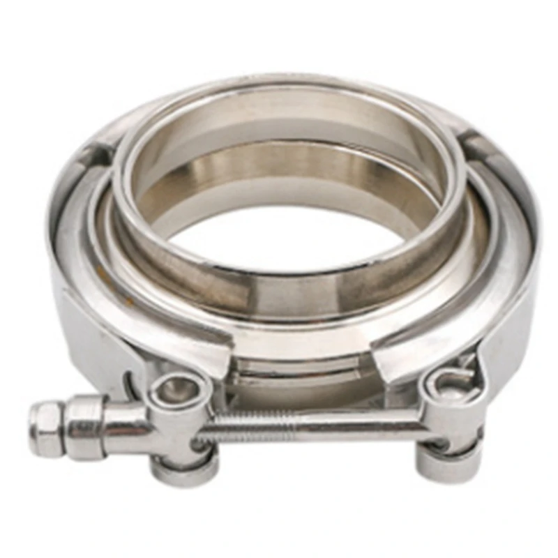 Car Modification Turbocharged Intake Pipe Exhaust Clamp Stainless Steel Iron Flat Flange Kit | Автомобили и мотоциклы