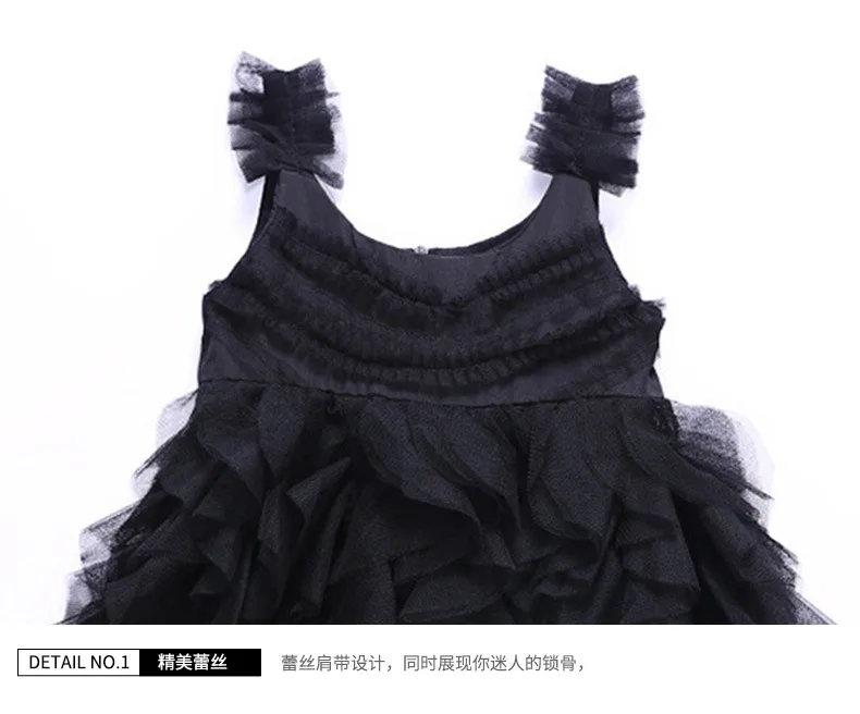 Camisole/Плиссированное кружевное газовое детское платье в европейском и американском стиле; свадебное платье принцессы с цветочным узором для девочек и мальчиков на заказ