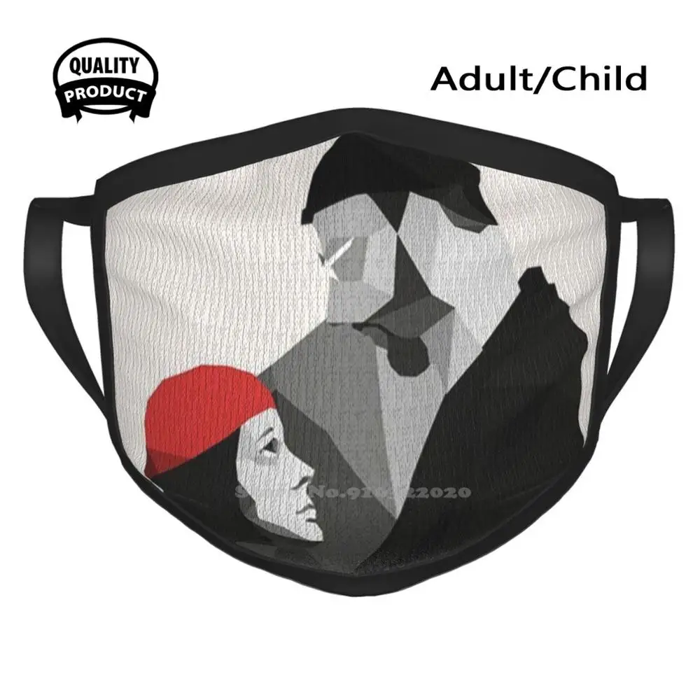 

Leon The Professional Poster Washable Breathable Reusable Print Mouth Mask Léon The Professional Léon Leon The Professional