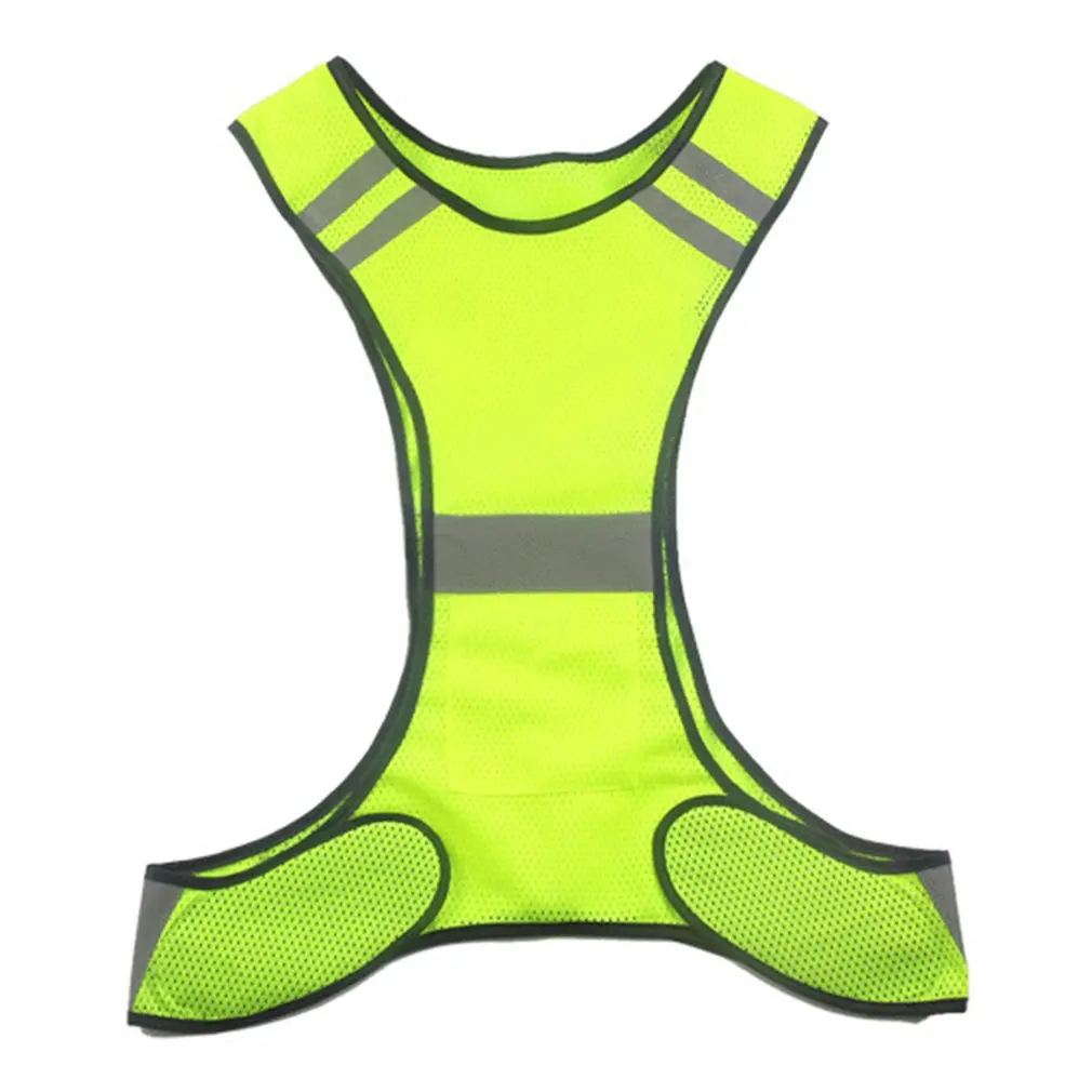 

New Upgrade work clothes High Visibility Reflective Vest Unisex Night Running Cycling Safety Warning Vest for Running Jogging