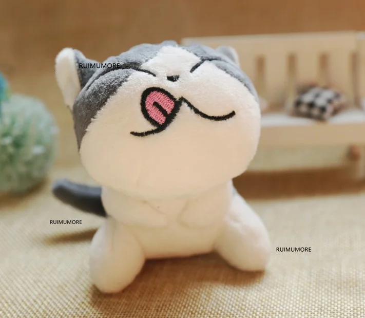 4 дизайна, 9 см, игрушки для кошек, брелок для ключей, плюшевые игрушки для кошек, для детей, стежка, плюшевая игрушка, плюшевые животные - Цвет: Design