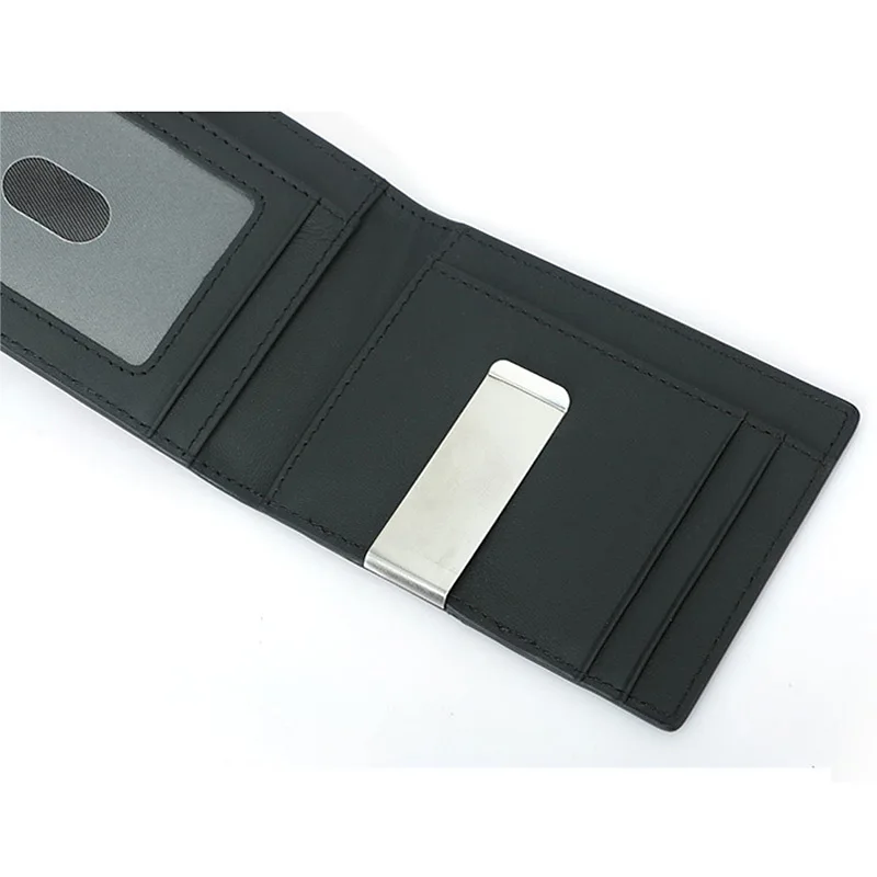 Модный мужской кошелек многофункциональный RFID двойной бумажник тонкий короткий клатч мульти Слоты ID держатель для карт мужской кошелек для монет