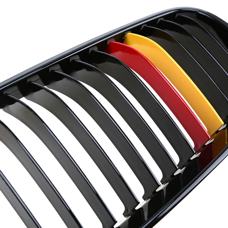 POSSBAY 2 шт. глянцевый черный флаг Германии стиль автомобильный передний капот