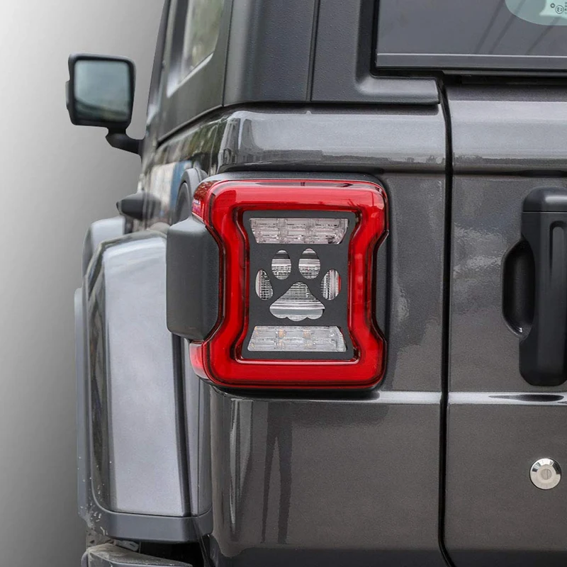 Автомобильный наружный задний фонарь, декоративная крышка для Jeep Wrangler JL, автомобильные аксессуары, 2 шт