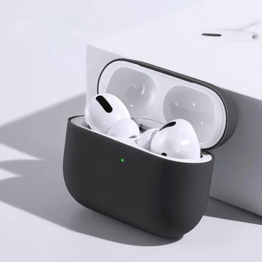 Для AirPods Airpod Pro чехол силиконовый чехол для Air Pod Pro Funda Coque чехол для Apple Airpods Pro Поддержка беспроводной зарядки - Цвет: black