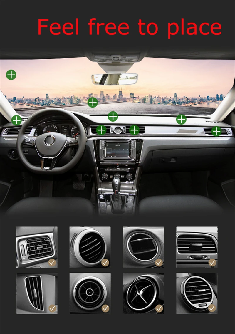 Вращающийся на 360 ° автомобильный держатель кронштейн стойка