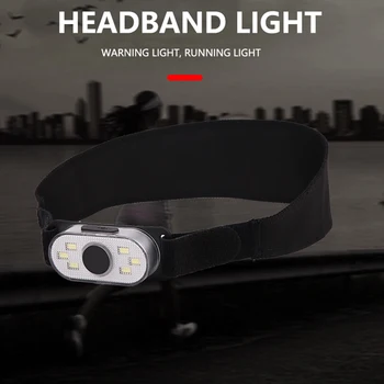 

LED Headlight Torch COB Running Light Rechargeable Headlamp Head Light Lamp LED Headlight Headlamp Flashlight